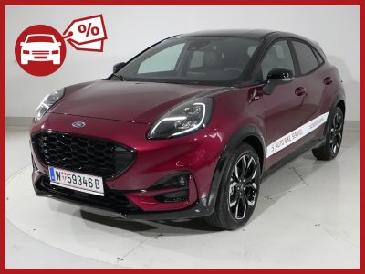 Ford Puma 1,0 EcoBoost Hybrid Vivid Ruby Edition Aut. | FORD STAHL W22 bei  Auto Stahl in 